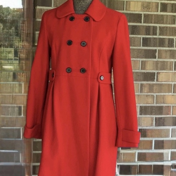 Old Navy Jackets & Blazers - Old Navy Vibrant Red Double-Breasted Bomber Jacket